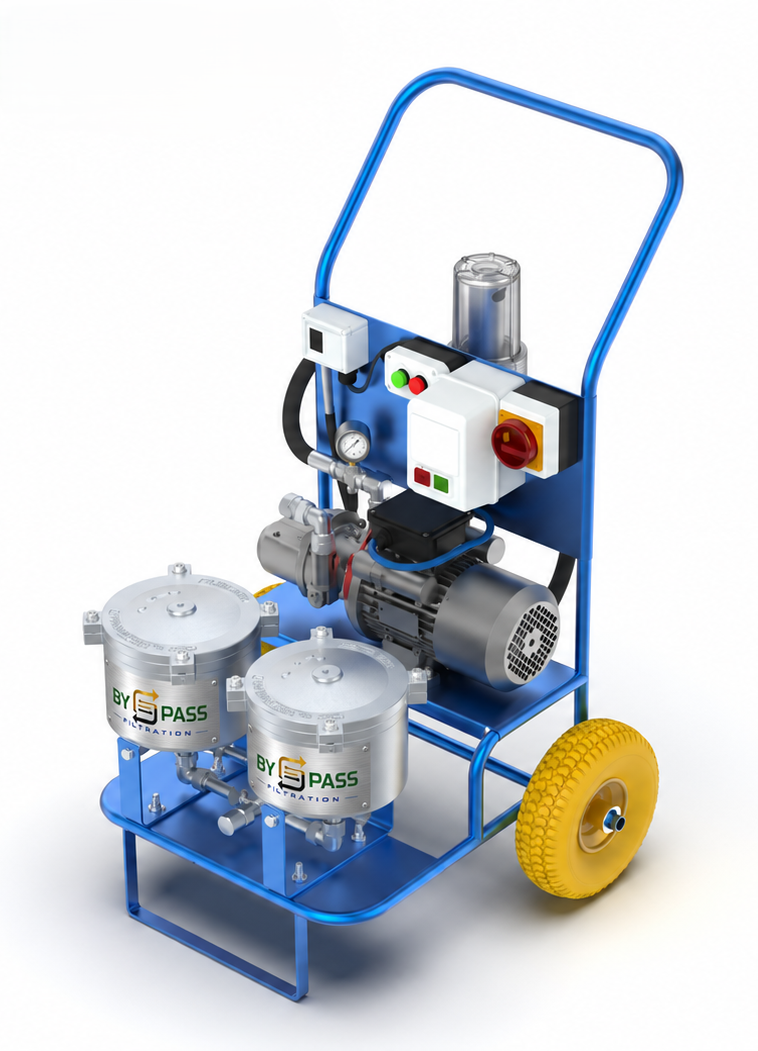 By Pass MS2 filtration system front view