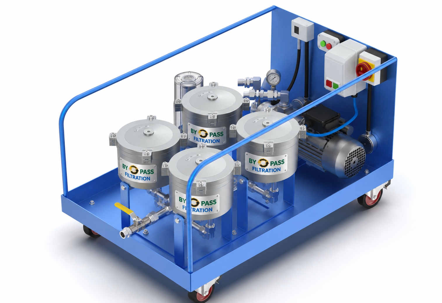 By Pass MS4 filtration system front view
