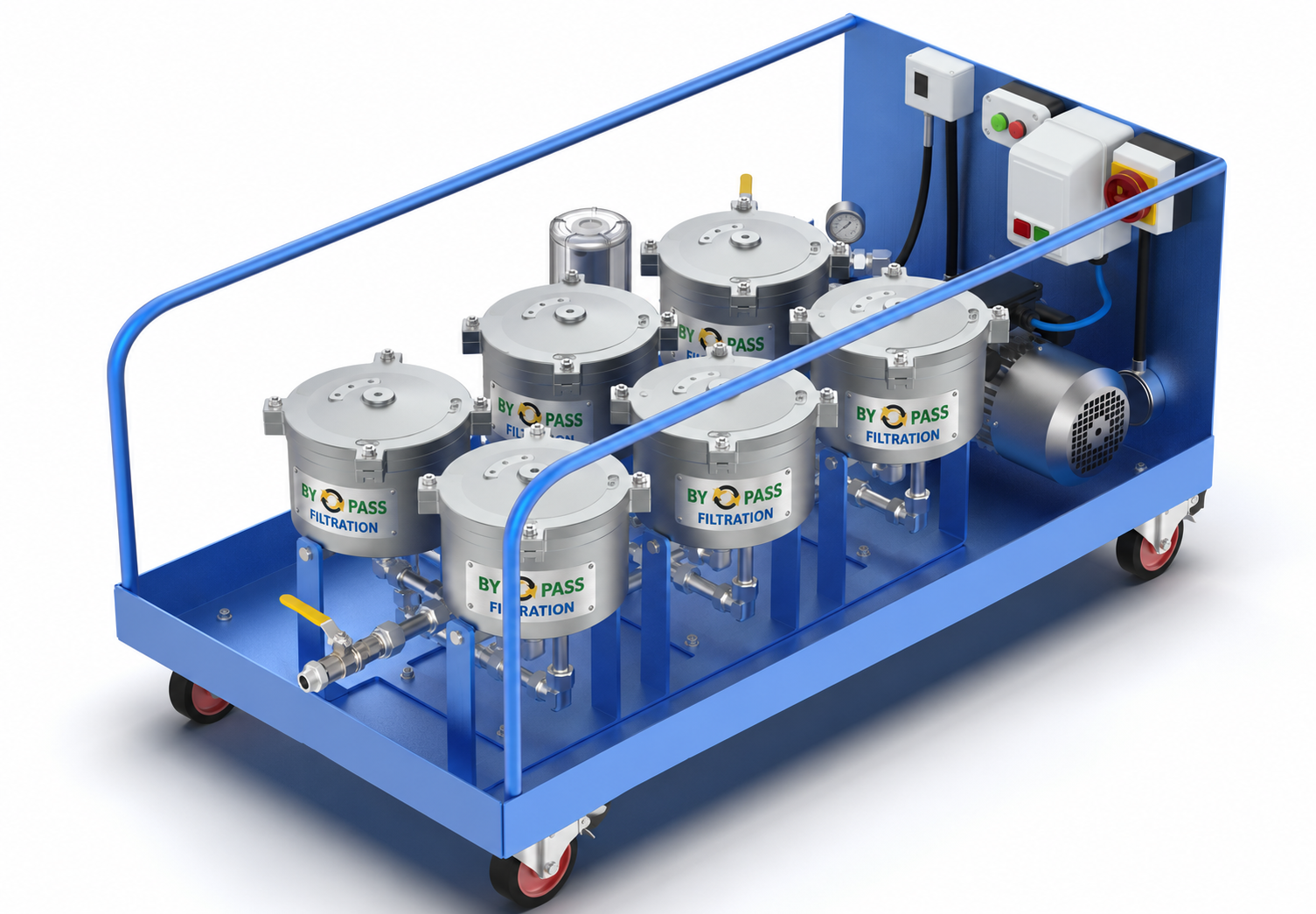 By Pass MS6 filtration system front view